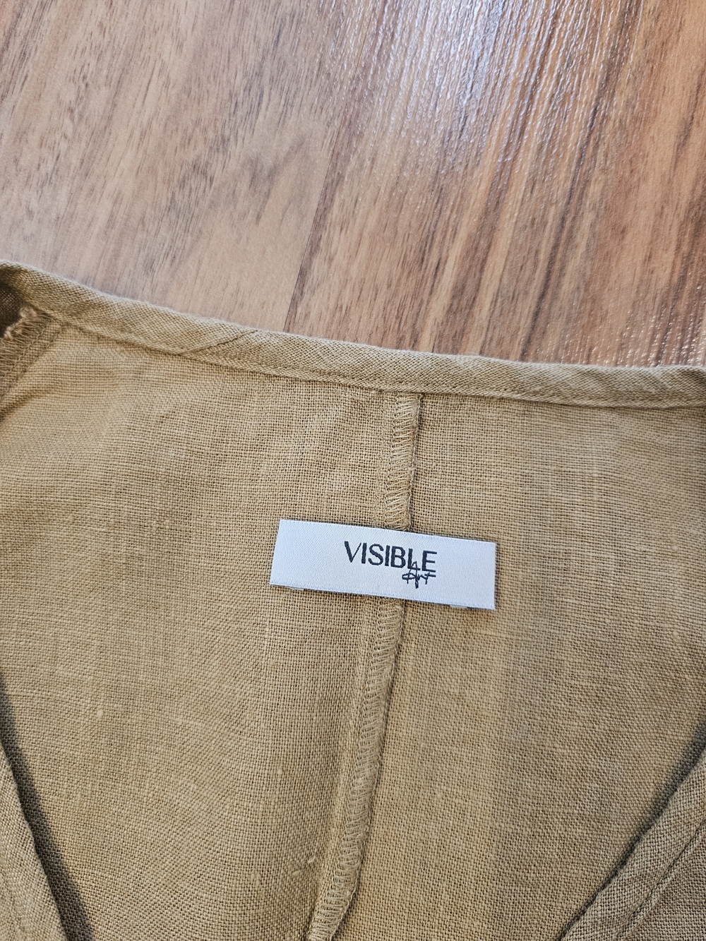Handsewn Heavyweight Midi Linen Wrap Style Dress Made By VisibleArt On Etsy S: M - Picture 16 of 16